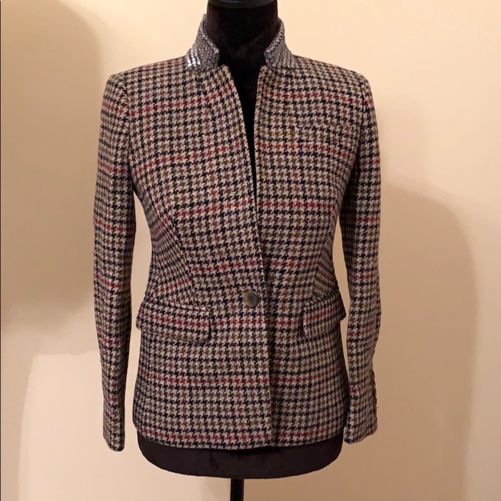 🎁J. Crew🎁Houndstooth Blazer